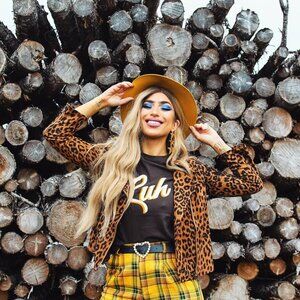 Sadie & Sage Leopard Short Jacket